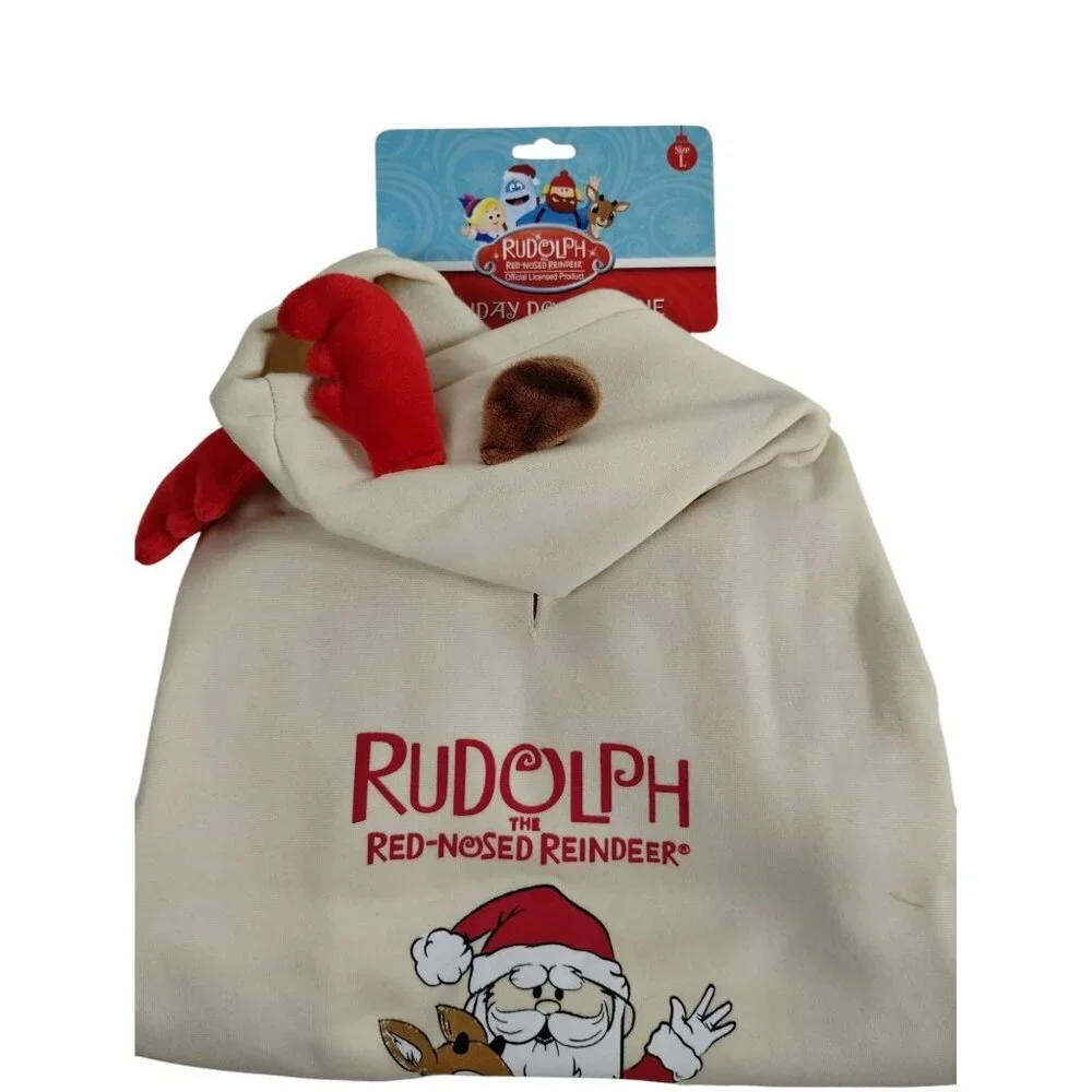 Rudolph The Red-Nosed Reindeer celebrate festive